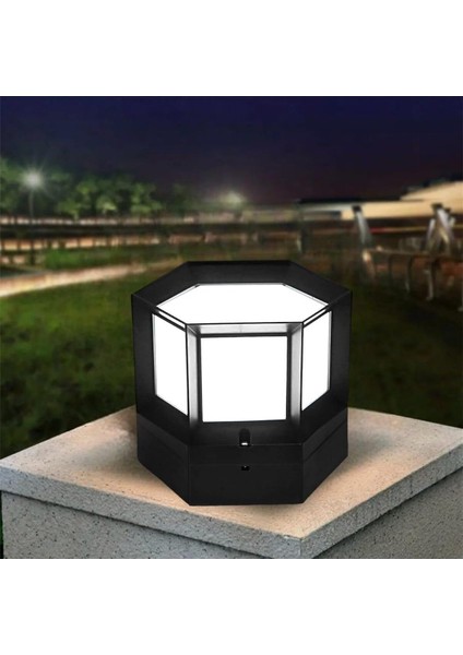 Geldi Bahçe Aydınlatması E27 Duylu Su Geçirmez Zita Ultra-6 Set Üstü Bahçe Lambası