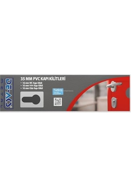 Pvc Yale Gömme Kilit, 35 mm, Metal ve Plastik Aksamlı, Kapı Mekanizması modelleri