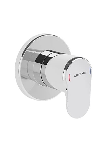 Root Round A42730 Ankastre Stop Valf, Sıva Üstü, Krom modelleri