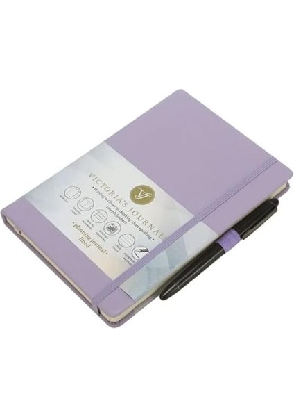 Venzi Sert Kapak Planlayıcı Defter, 14X20 cm 100 Gr. Krem 96 Yp.lila. Çiz. fiyatları