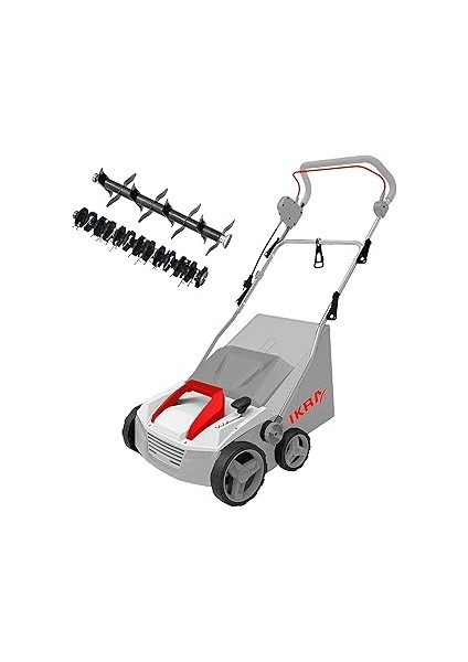 80201200 Ievl 1838 Elektrik Motorlu Vertikat Çim Havalandırma Makinesi, 1800W