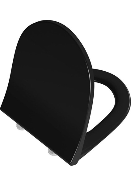 Sento 130-070R009 Ince Klozet Kapağı, Siyah