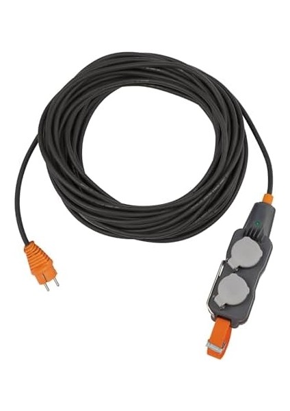 9162100160 Professionalline Güç Bloku Uzatma Kablosu/dağıtıcı Prizli 4 Bölmeli, 10 M Siyah Kablo, IP54, Prizler 45° Düzenlenebilir fiyatları