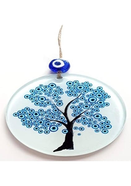 Nazar Ağacı Füzyon Cam Nazar Boncuklu Duvar Dekoru fiyatları