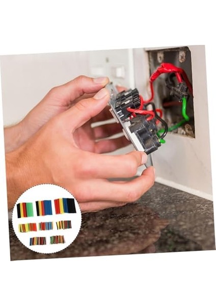 164 Parça Isıyla Daralan Makaron Seti - Renkli ve Farklı Çaplarda Isıyla Büzüşen Kablo Koruma Kılıfı, Elektrik Yalıtım Makaron Kiti, Su Geçirmez, Alev Geciktirici, Kablo Onarım ve Izolasyon fiyatları