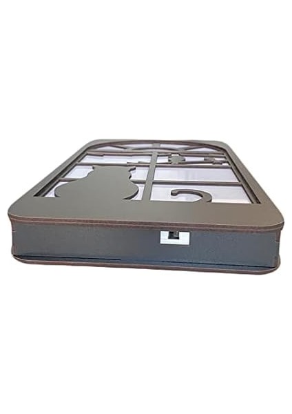 LED Işıklı Kedi Desenli Ahşap Dekor fiyatları