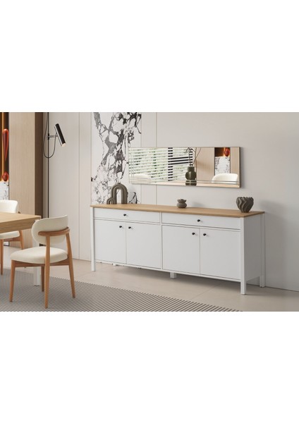 Mona White Yemek Odası Takımı fiyatları