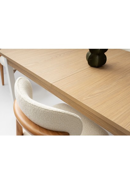 Mona White Yemek Odası Takımı