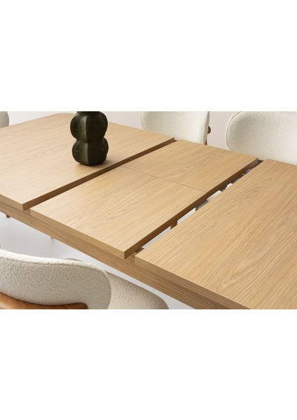 Mona White Yemek Odası Takımı