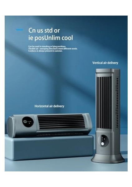 USB Şarjlı Sessiz Kule Tipi Masaüstü Mini Fan 3 Kademe Ofis Tipi Soğutucu Kule Fanı fiyatları