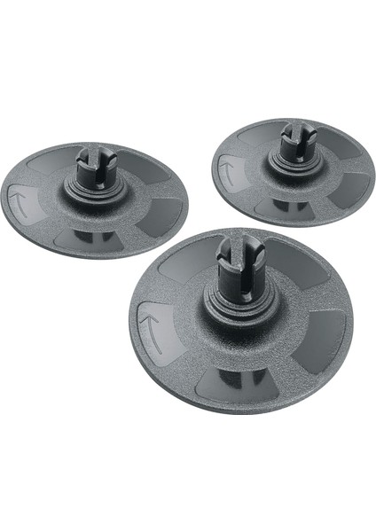 3 Adet Zımpara Diski (Ø 38 Mm, Eksantrik Zımpara Makinesi Aksesuarı)