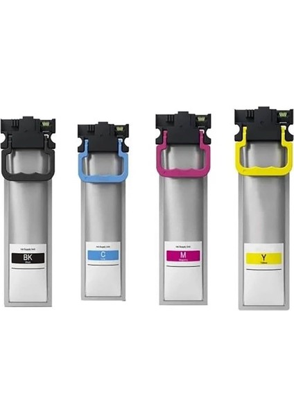 Kartuş Epson Uyumlu Muadil Lar, Epson T9451XL - T9452XL - T9453XL T9454XL Takım - Workforce Pro WF-C5210DW - C5290DW - C5710DWF -C5790DWF - C5215DW Photoink Muadil