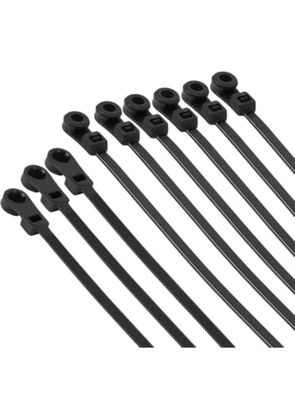 Delikli Kablo Bağı Plastik Kelepçe 100LÜ Paket Siyah 3.6X150MM modelleri