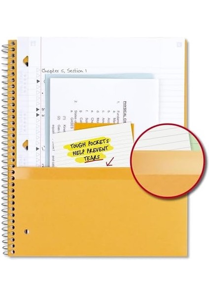 Star Spiral Not Defterleri, Cepli Plus Study Uygulaması, 6 Adet, 1 Adet, Kolej Çizgili Kağıt, 27,9 x 21,6 Cm, 100 Yaprak, (38052) modelleri