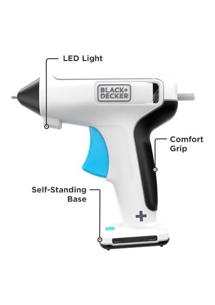 + Decker Hobi Serisi 3.6V 1.5 Ah Tutkal Tabancası, BCGL115-XJ fiyatları