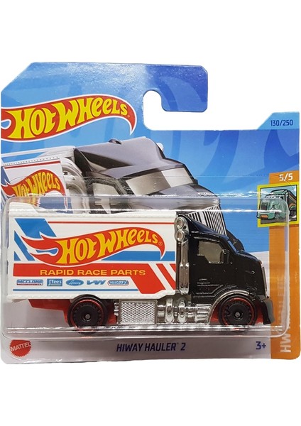 - Hiway Hauler 2 - Hw Haulers 5/5 - HKH27 - Short Card - Transporter - Rapid Race Parts - Mattel 2023