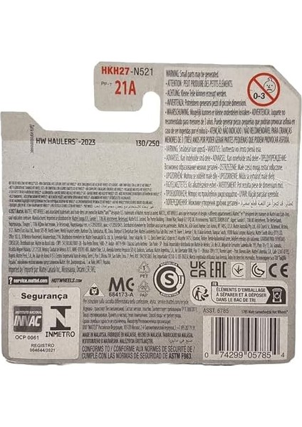 - Hiway Hauler 2 - Hw Haulers 5/5 - HKH27 - Short Card - Transporter - Rapid Race Parts - Mattel 2023 modelleri