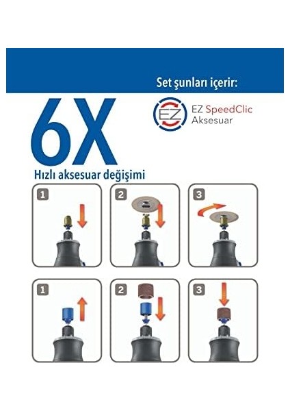 8260 Akülü Dünyanın Akıllı ve Fırçasız Motorlu Ilk Çok Amaçlı El Motoru,12 V 3 Ah Lityum Iyon Akü, 5 Aksesuarlı fiyatları