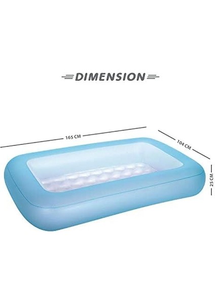 65" x 41" x 10"/1.65M x 1.04M x 25CM Aquababes Pool modelleri