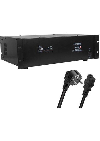 MV-1550 500 Watt 4-8 Ohm 100 Volt 19 Rack Hat Trafolu Power Anfi fiyatları