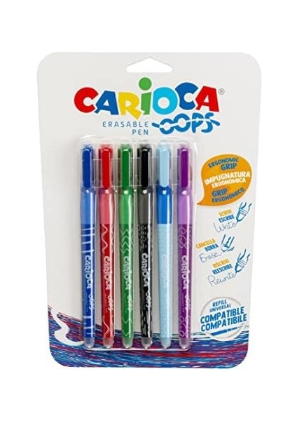 Oops Silinebilir Tükenmez Kalem 6'lı Blisterli fiyatları