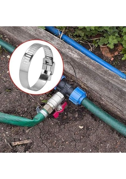 Adet Hortum Kelepçesi Seti,paslanmaz, Ayarlanabilir Boru Kelepçeleri,bahçe ve Mutfak Hortumları Için Kelepçe Seti, Su Hava ve Yağ Hatları Için Ayarlanabilir Hortum Kelepçesi, modelleri