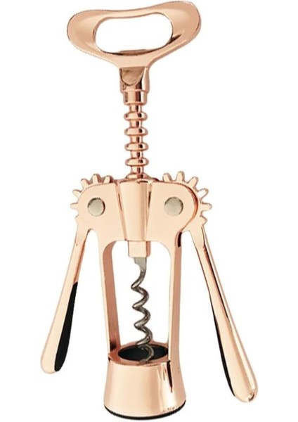 Açacağı - Çok Işlevli Çinko Alaşım Kırmızı Şarap ve Bira Şişesi Açacağı, Tirbuşon Mantar Çektirme, Ev ve Bar Kullanımı Için Gold Renk