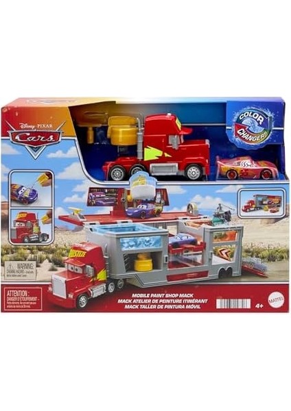 Pixar Arabalar Cars Mack Tır, Renk Değişimi Eğlencesi Oyun Seti modelleri