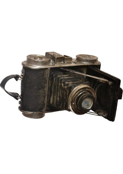 Nostaljik Kısa Fotoğraf Makinası Biblo