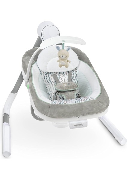 Anyway Sway 5 Vitesli Çok Yönlü Titreşimli Taşınabilir Bebek Salıncağı - Ladin, 0-9 Ay