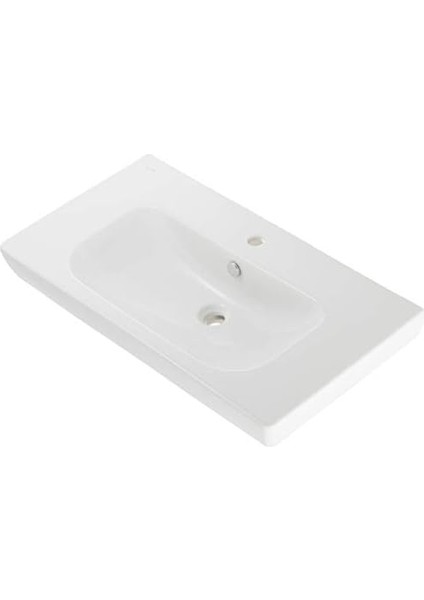 S20 5523B003-0001 Etajerli Seramik Lavabo, Beyaz, 85 cm modelleri