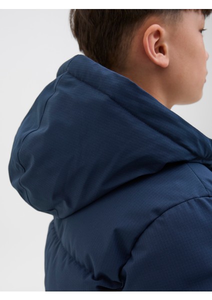 Jack Jones Jjglobal Puffer Jacket Jnr Çocuk Lacivert Mont 12283847-04 modelleri