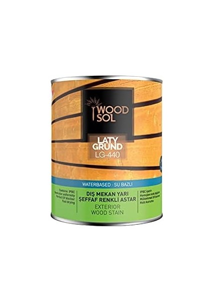 Latygrund Dış Mekan Yarı Şeffaf Renkli Ahşap Astarı 0.75 Lt 1570 Grey fiyatları