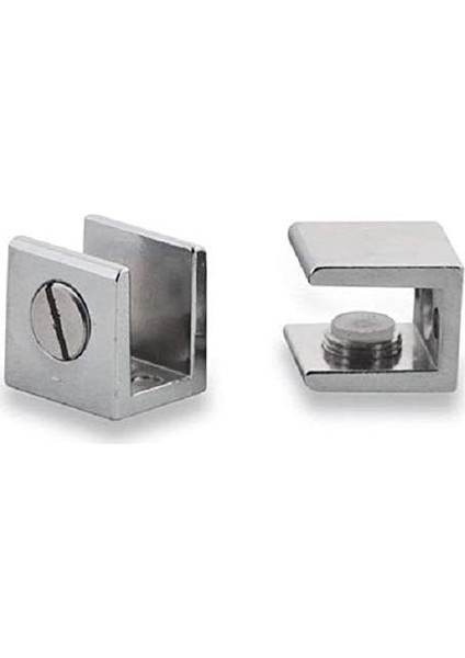 Sıkıştırmalı Cam Raf Pimi Vidalı 4 Adet