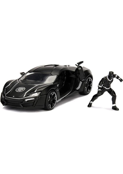 Oyuncak Kara Panter-Beyaz Motorlar Lykan Hypersport Döküm Araba, 1: 24 Ölçek Araç & 2.75 "koleksiyonluk Metal Heykelcik"
