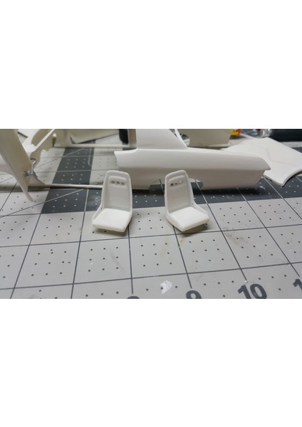 1:25 Ölçekli Yarış Arabası Koltuğu (Plastik Aparattır!!!) 3D modelleri