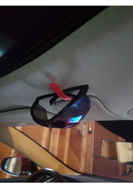 Tesla Model S Güneş Gözlüğü Klipsi (Plastik Aparattır!!!) 3D fırsatları