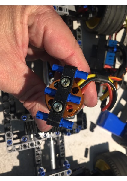 Fırçasız Motor LEGO Adaptörü (Plastik Aparattır!!!) 3D fırsatları