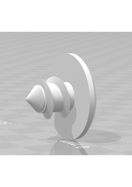Tavan Kaplaması Vidası/tutucusu (Plastik Aparattır!!!) 3D