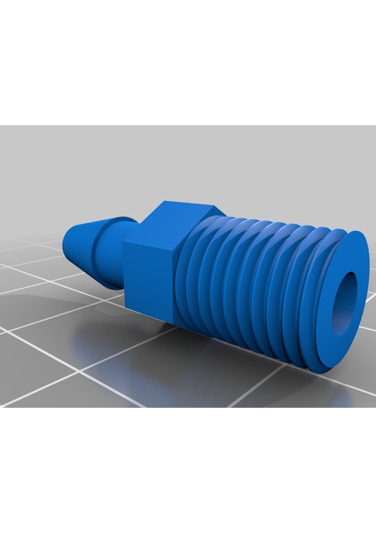 Solex Gaz Tankı Yakıt Hattı Adaptörü (Plastik Aparattır!!!) 3D