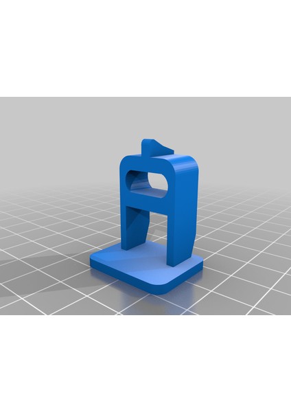 Fiero Gt Arka Iç Yelken Paneli Ara (Plastik Aparattır!!!) 3D