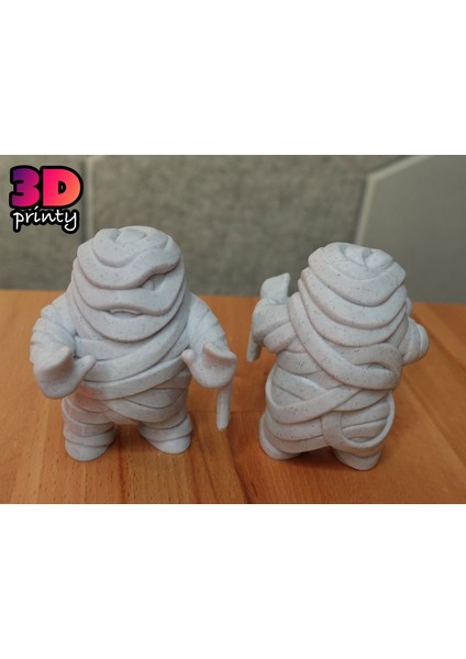Mini Mumya - Sculptember Model #2 (Sadece Plastik Aparattır!!!) 3D