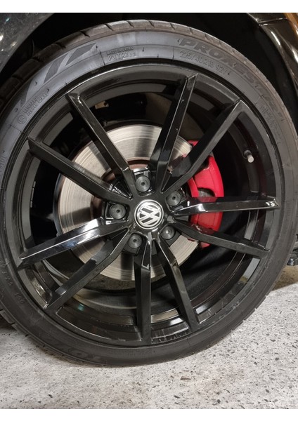 Vw Tekerlek Cıvatası Somun Kapağı Düşük Profilli 28MM Çapında (Plastik Aparattır!!!) 3D