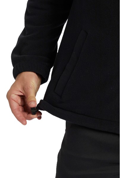 Boundary Lite Zip Erkek Siyah Polar Ceket