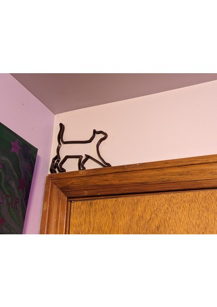 Lineart Yürüyen Kedi (Sadece Plastik Aparattır!!!) 3D