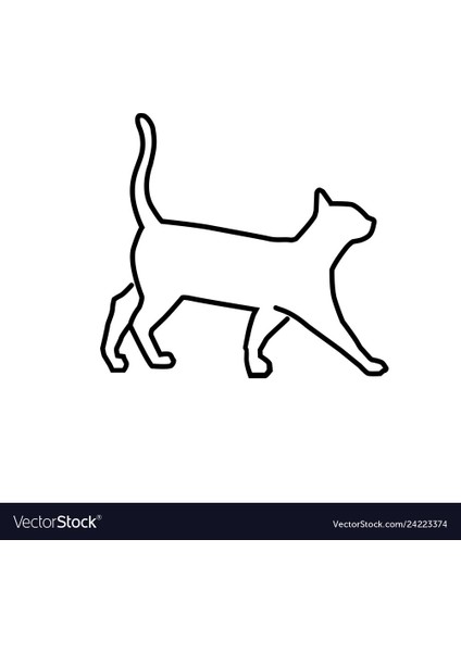 Lineart Yürüyen Kedi (Sadece Plastik Aparattır!!!) 3D modelleri