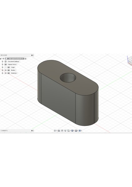 Fiat Stilo Skywindow Ayak Kızak Pabuc (Plastik Aparattır!!!) 3D