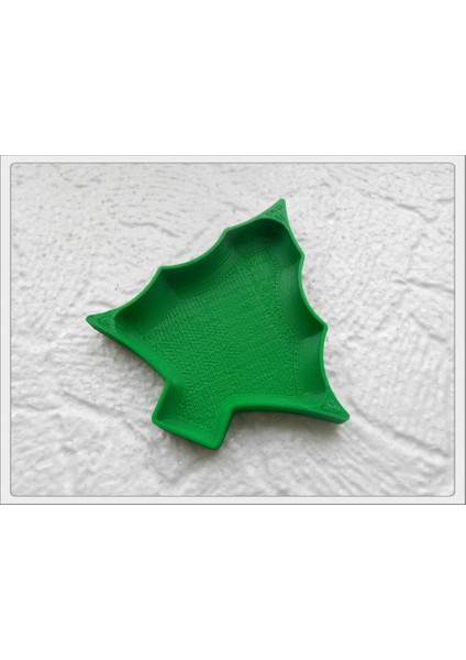Noel Ağacı Tabağı. (Sadece Plastik Aparattır!!!) 3D
