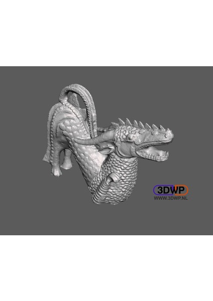 Ejderha Heykeli 3D Tarama (Plastik Aparattır!!!) 3D