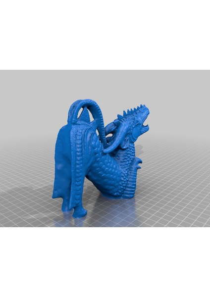 Ejderha Heykeli 3D Tarama (Plastik Aparattır!!!) 3D modelleri